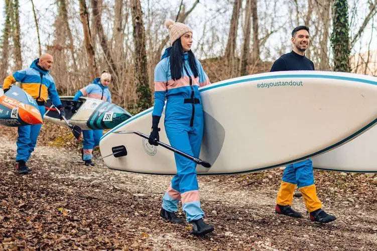 Paddleboard l’hiver : pourquoi choisir un drysuit ?