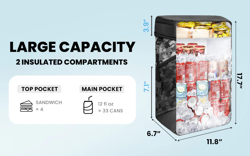 OUTDOOR MASTER - 21 L backpack cooler