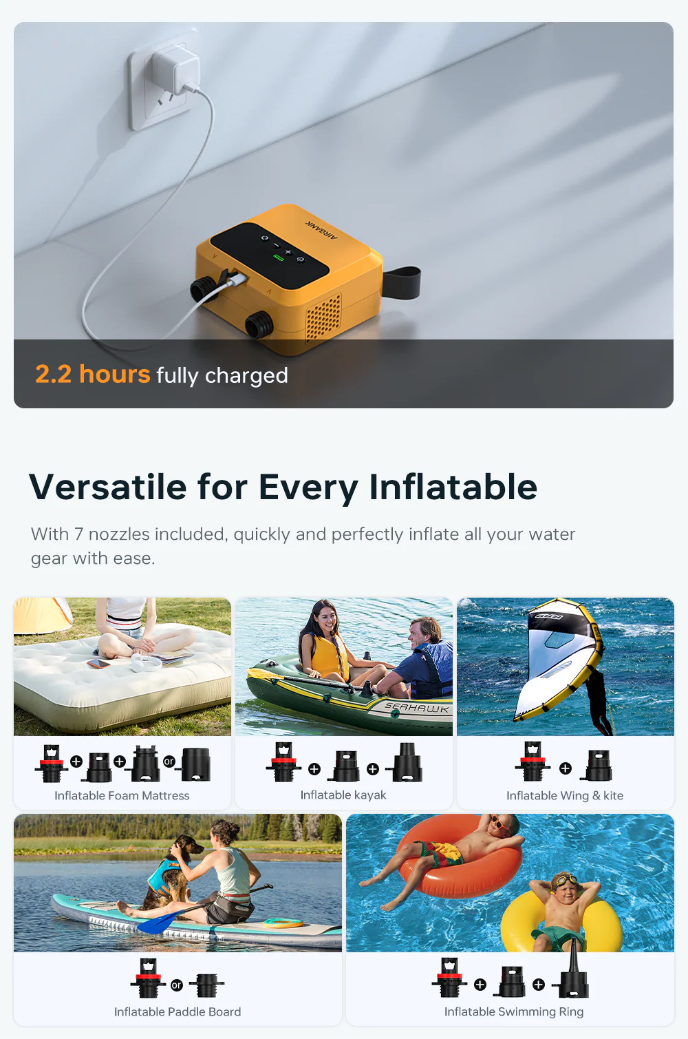 AIRBANK - Pulse Pro battery-powered electric pump