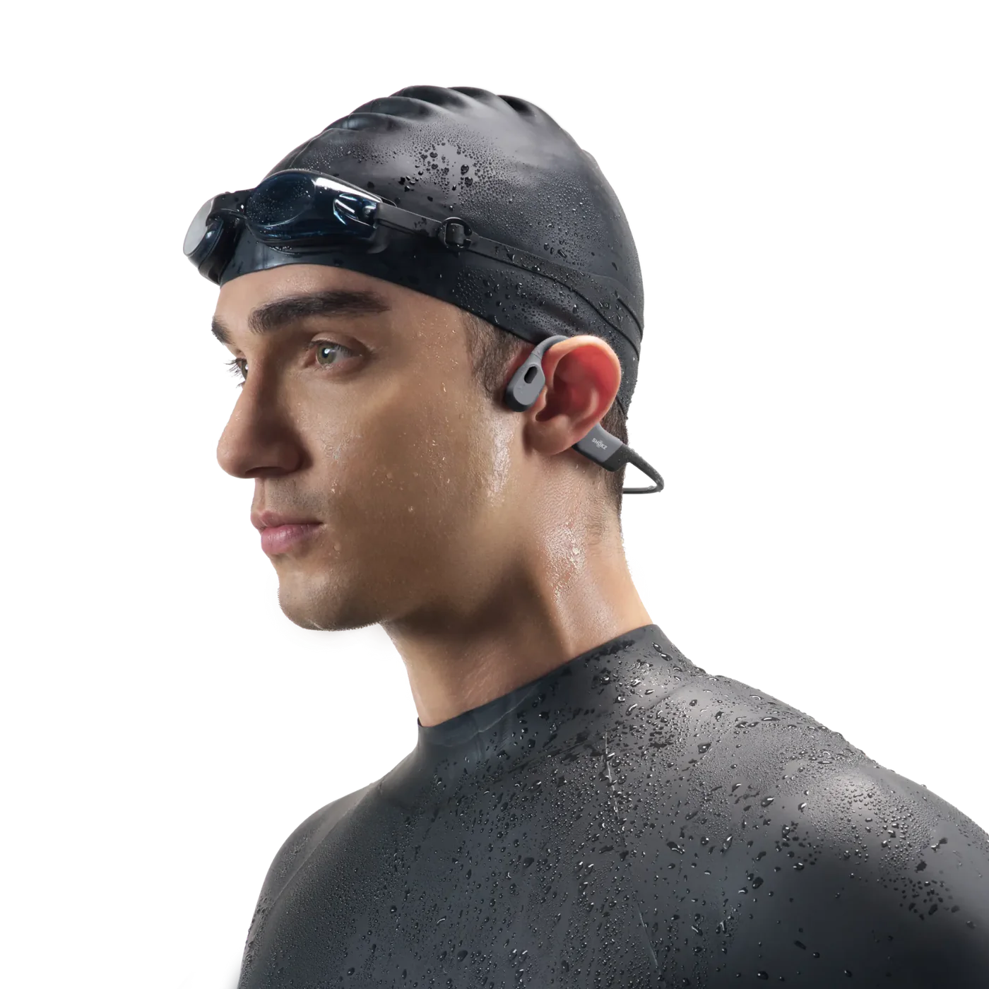 SHOKZ - OpenSwim Pro - Waterproof Bluetooth + MP3 Headphones
