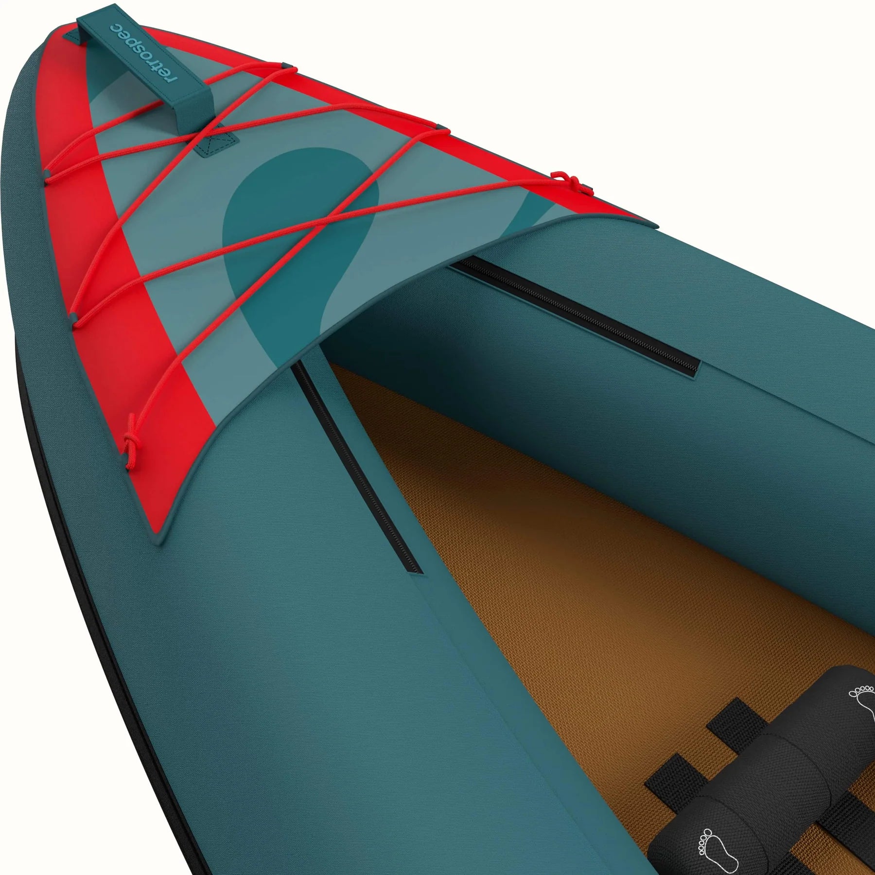 RETROSPEC - Coaster Kayak gonflable simple