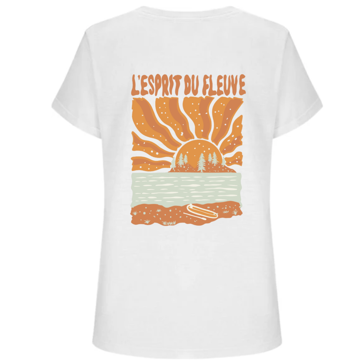 T-Shirt L'ESPRIT DU FLEUVE - fait au Canada - Femme