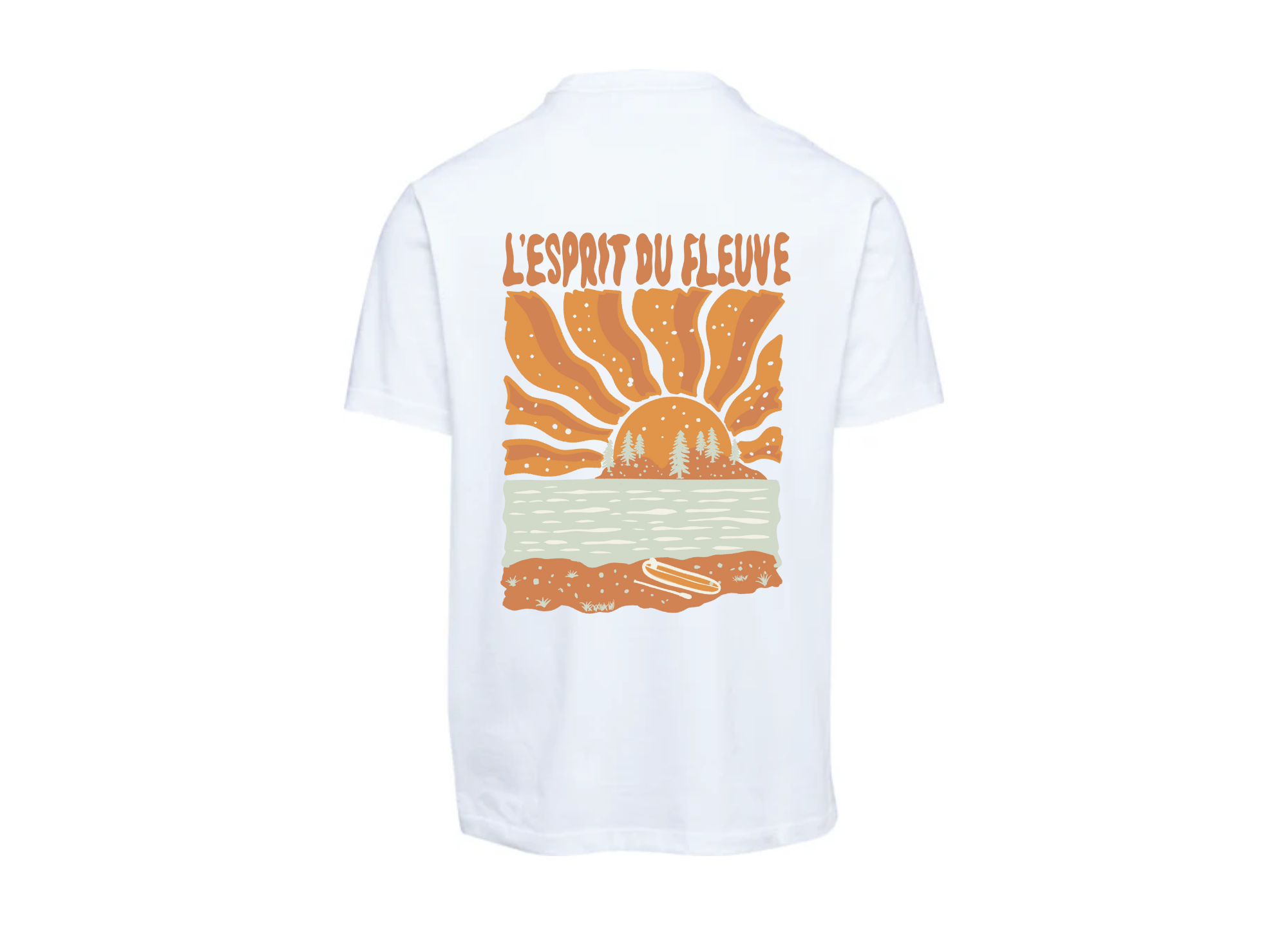 Bamboo SUP MTL T-Shirt made in Canada - Unisex - Small printing defect