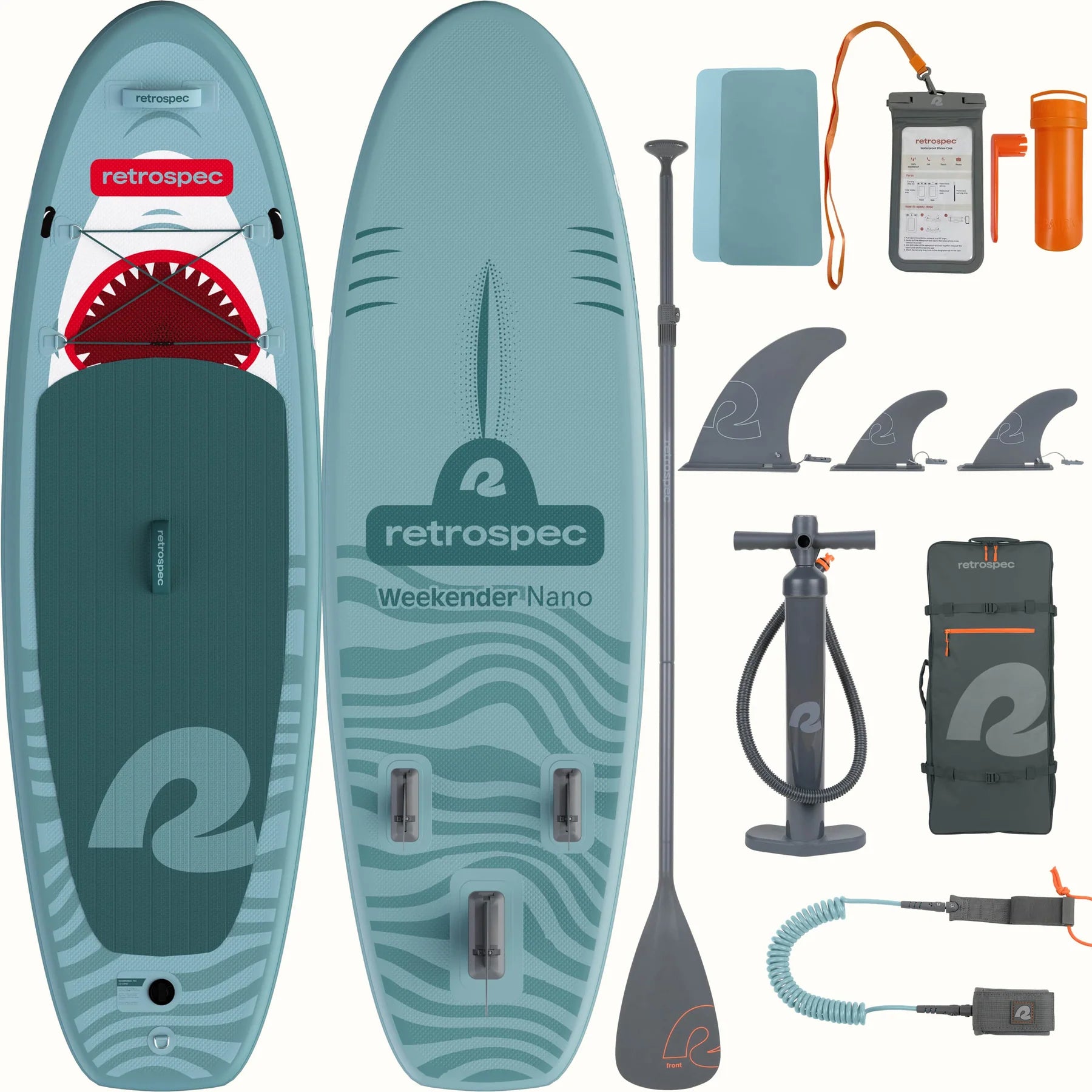 マリンズソープ RETROSPEC Nano 8' Kids Paddleboard 2024 | SUP Montreal