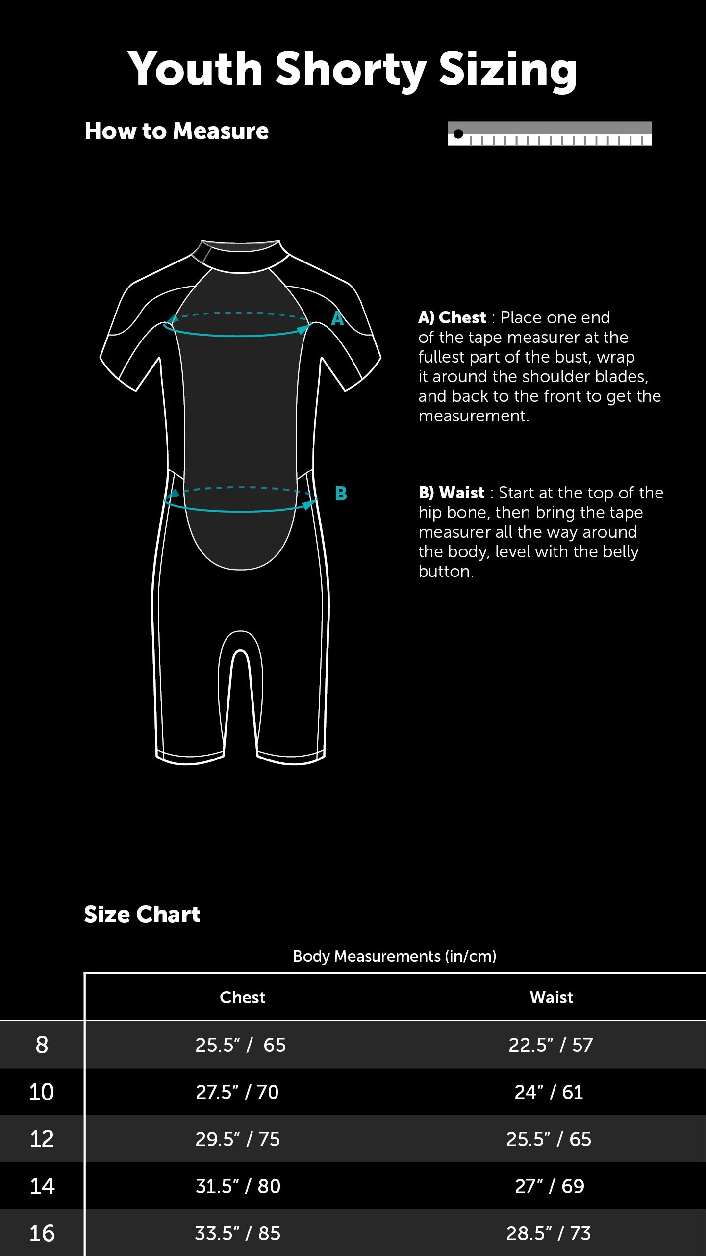 Youth Shorty Neoprene Wetsuit
