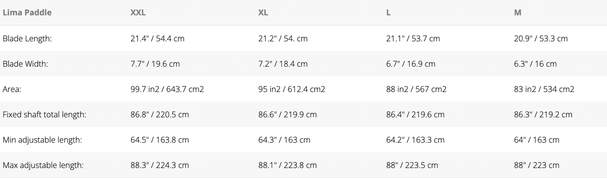 Starboard Lima Carbon 2pc Ajustable - {{ SUP Montreal }}