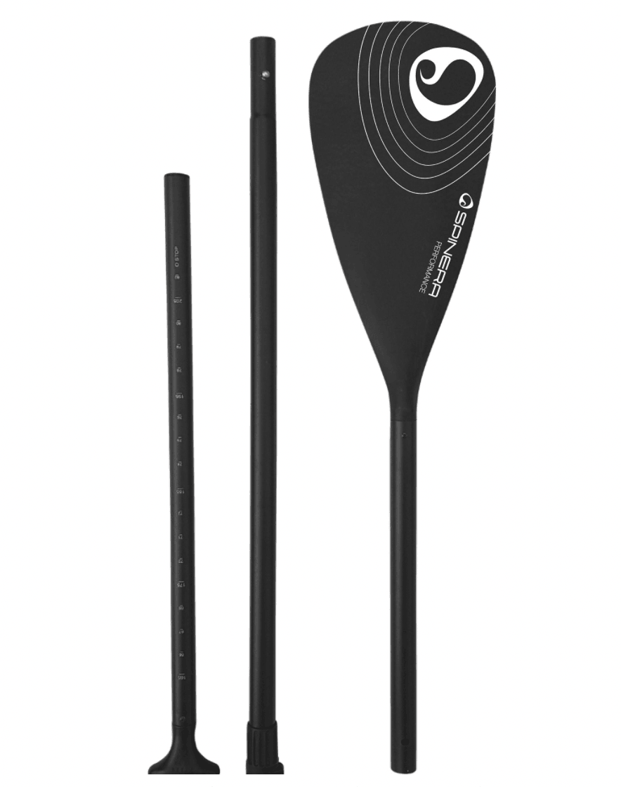SPINERA - Pagaie 3 morceaux en aluminium et fibre de verre - {{ SUP Montreal }}
