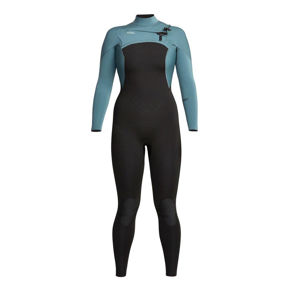 XCEL Comp 4/3 fullsuit Femme zip avant - {{ SUP Montreal }}