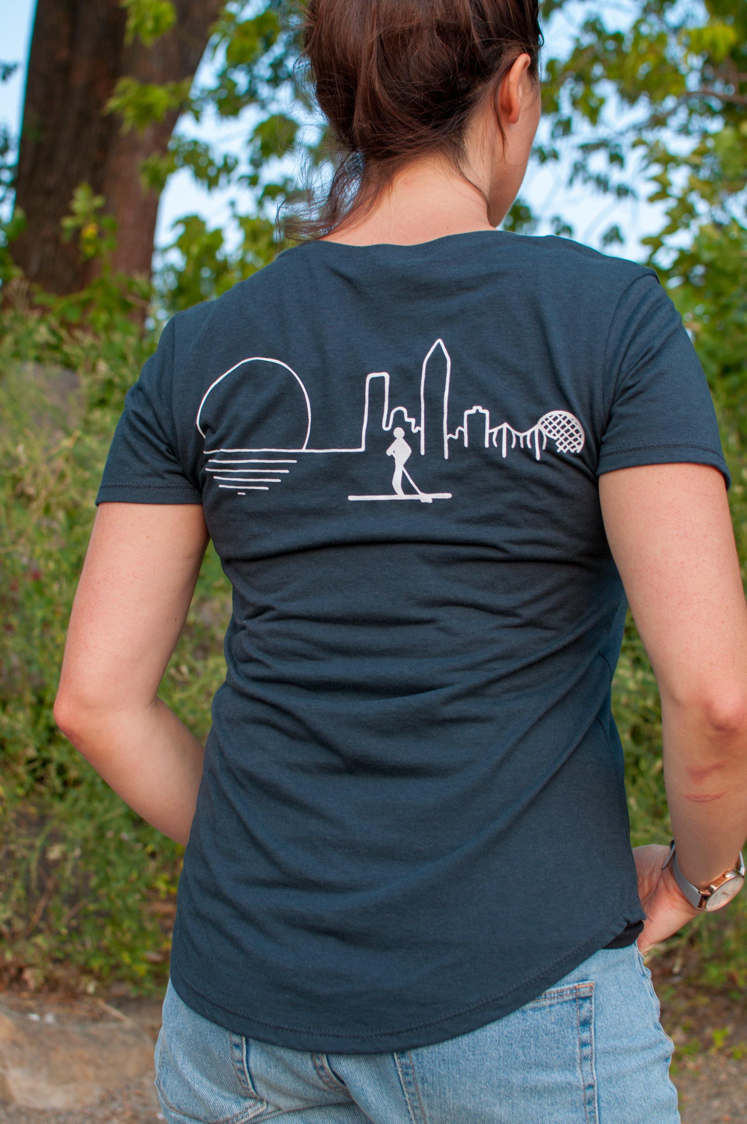 T-Shirt bamboo SUP MTL fait au Canada - Femme - Petit défaut d'impression - {{ SUP Montreal }}
