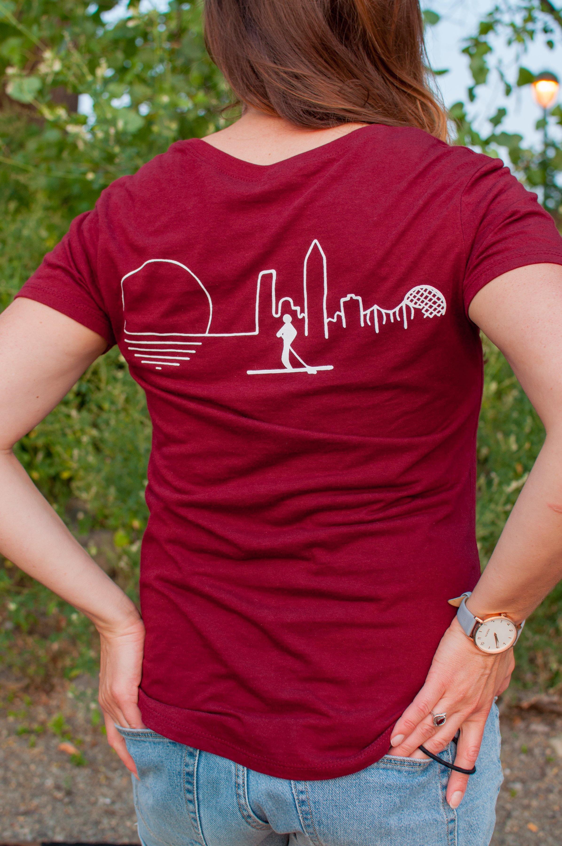 T-Shirt bamboo SUP MTL fait au Canada - Femme - Petit défaut d'impression - {{ SUP Montreal }}