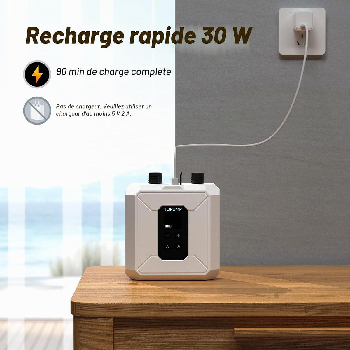 TOPUMP - D28PRO Pompe électrique à batterie