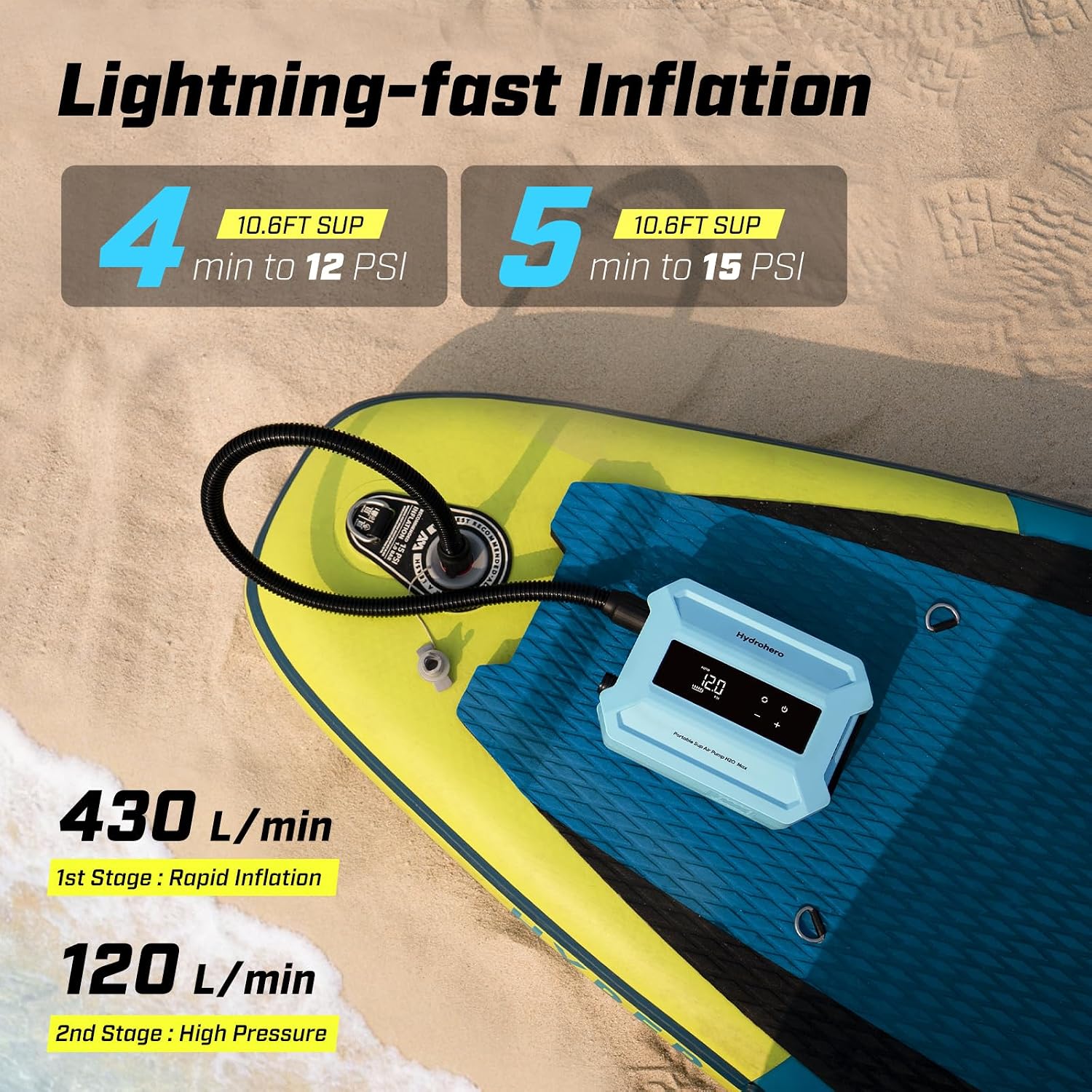 HYDROHERO - H2O MAX pompe électrique sur batterie