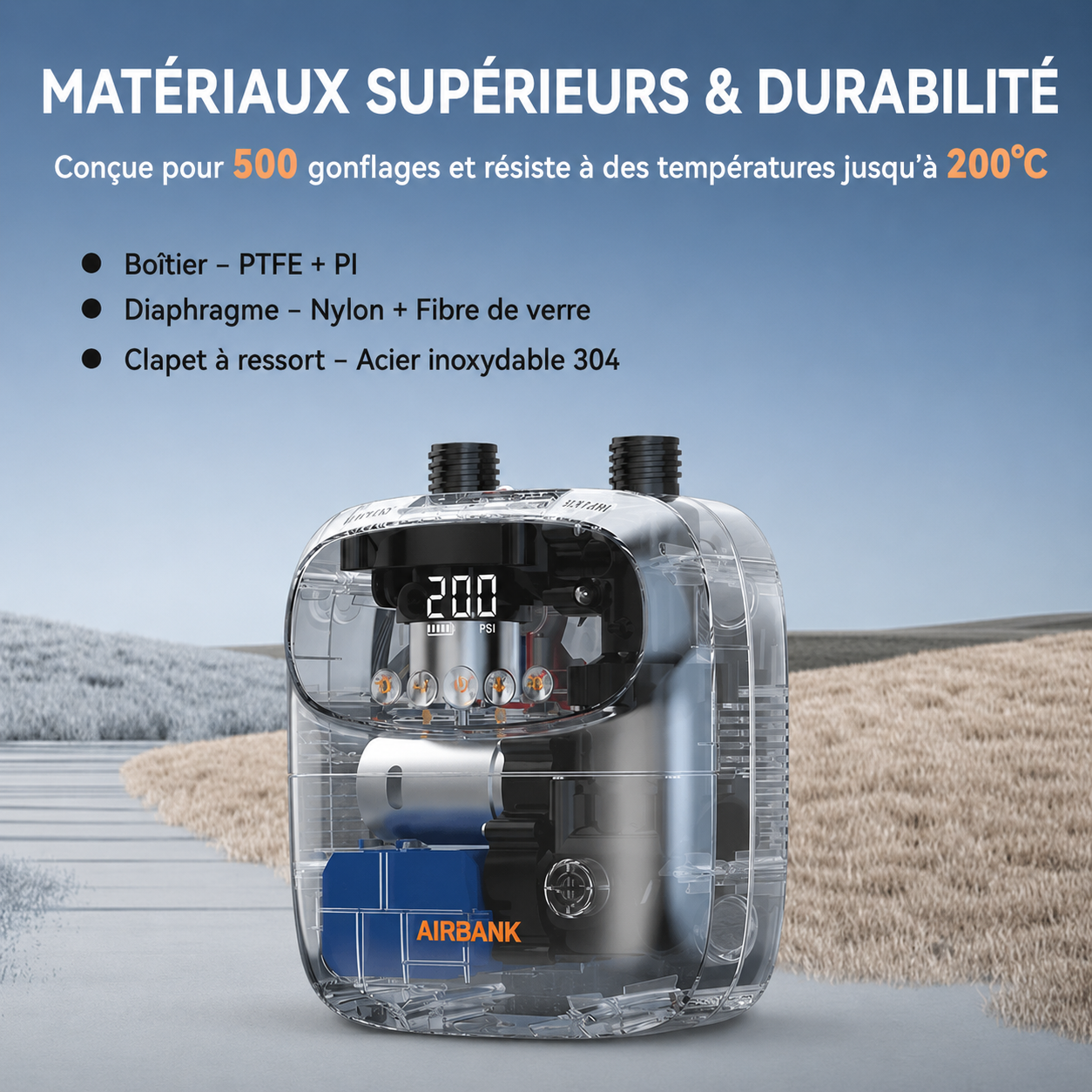 AIRBANK- Puffer Pro Rechargeable Pump
