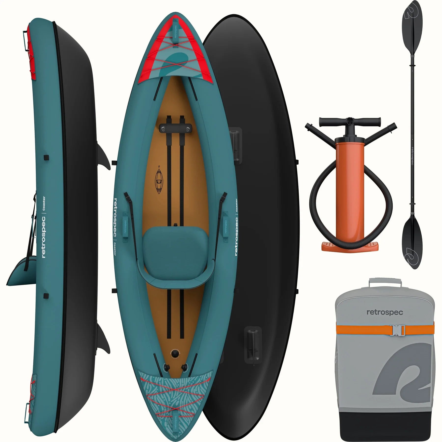 Retrospec - Single Inflatable Kayak Coaster | SUP Montreal