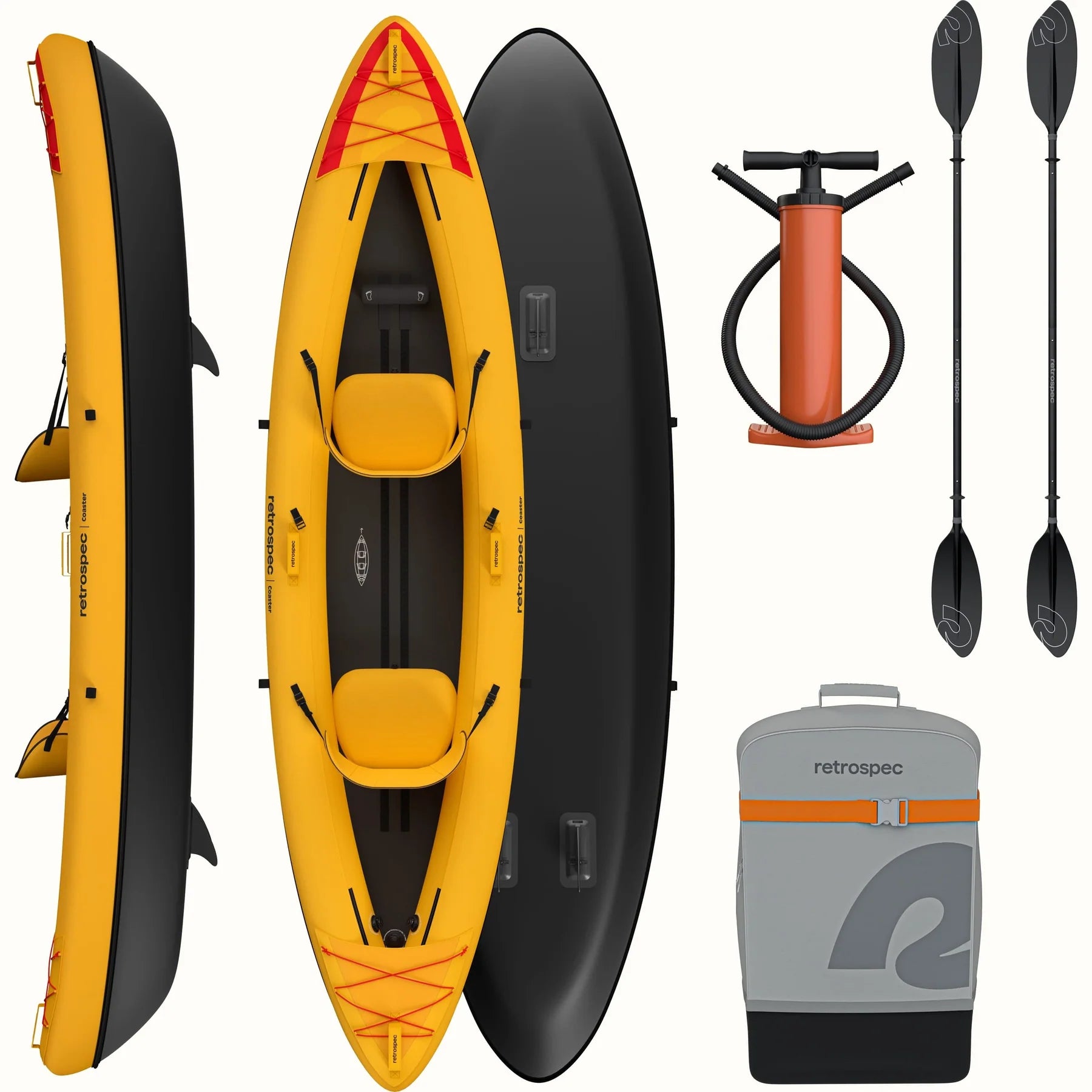 RETROSPEC - Coaster Kayak gonflable double