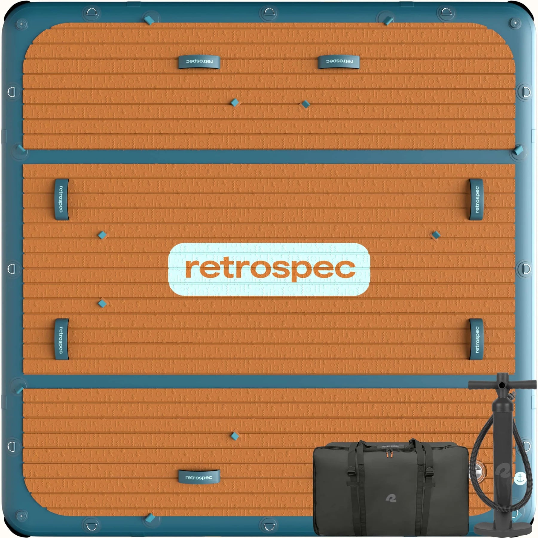 RETROSPEC - Plateforme gonflable 7' x 7' Siesta Dock