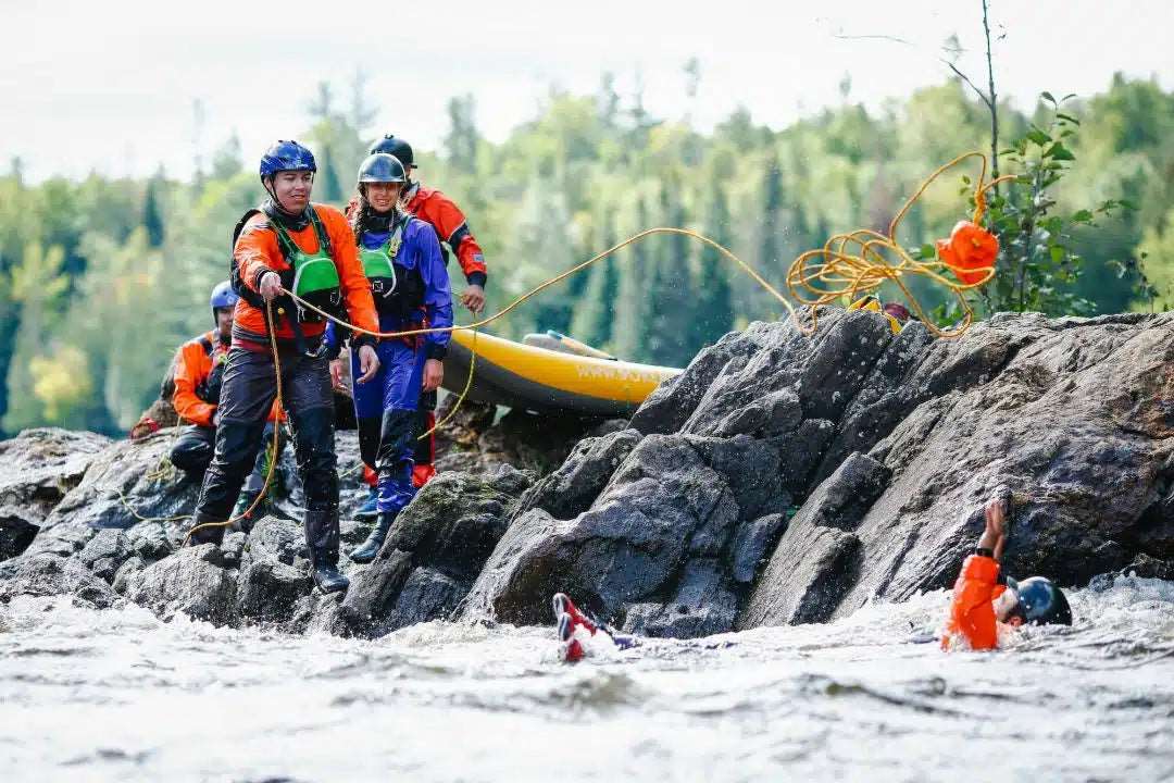 Corde De Sauvetage Flottante Orange - Corde De Lancer Avec Sac Pour Kayak, Canoë Et Sports Nautiques