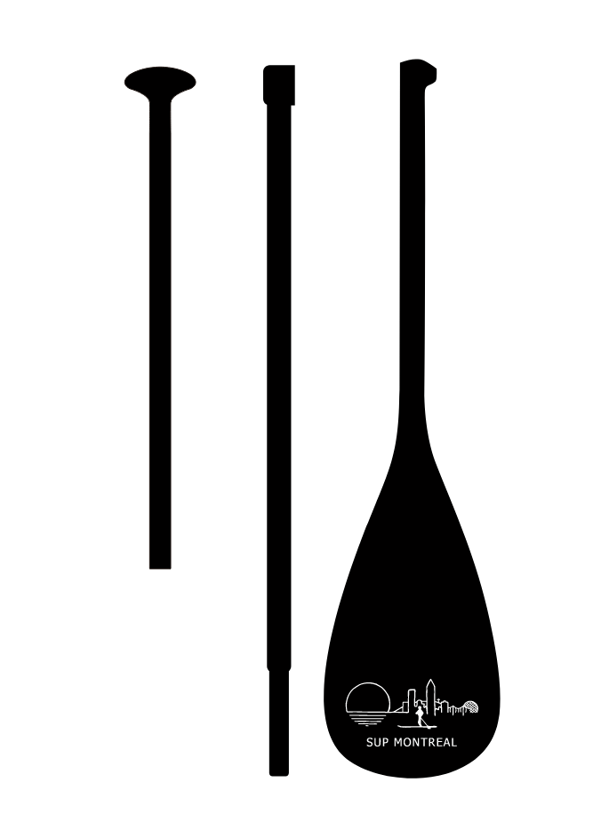 3-piece aluminum paddle