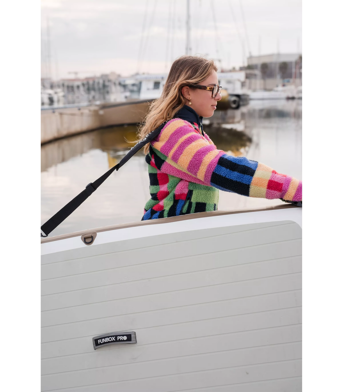 Shoulder carry strap for board