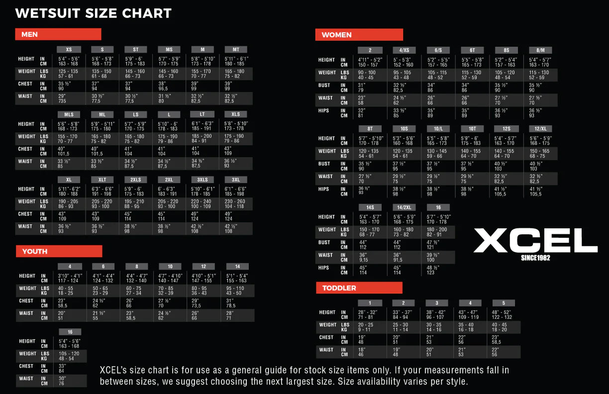 XCEL- Axis 2mm S/S Spring Suit